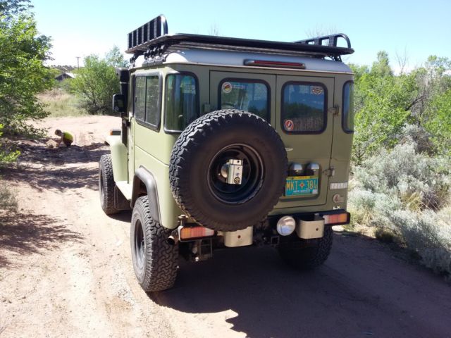 1980 6L9 light olive Toyota Land Cruiser Convertible