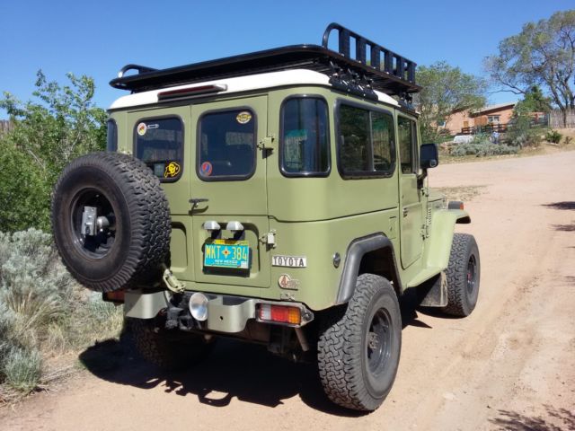 1980 6L9 light olive Toyota Land Cruiser Convertible