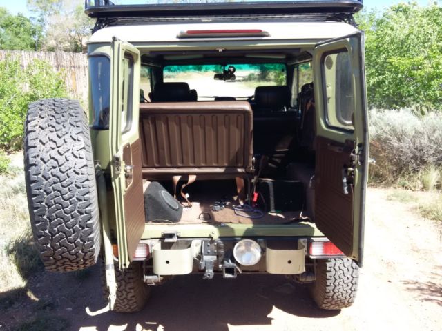 1980 6L9 light olive Toyota Land Cruiser Convertible