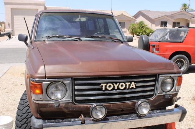 1984 Brown Toyota Land Cruiser SUV