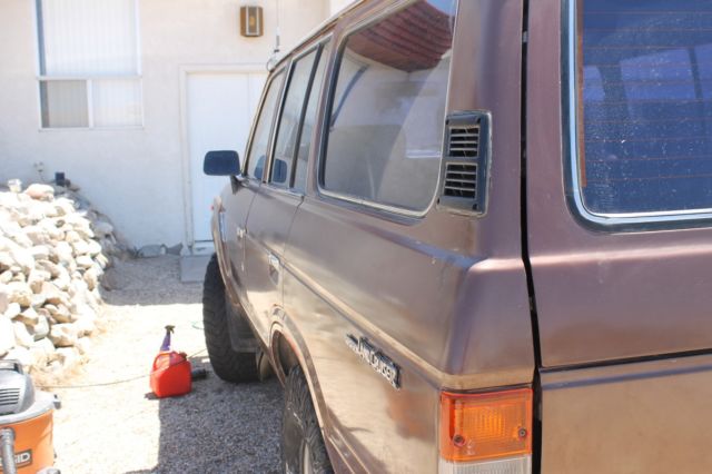 1984 Brown Toyota Land Cruiser SUV