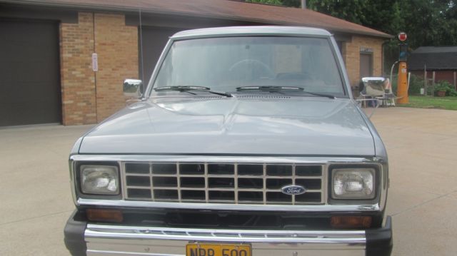 1984 Black and Silver Ford Bronco II