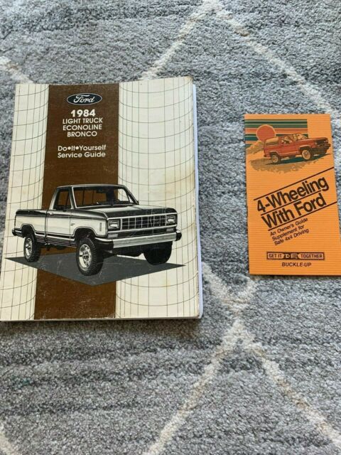 1984 Blue Ford Bronco SUV