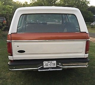 1984 Copper/White Ford Bronco SUV