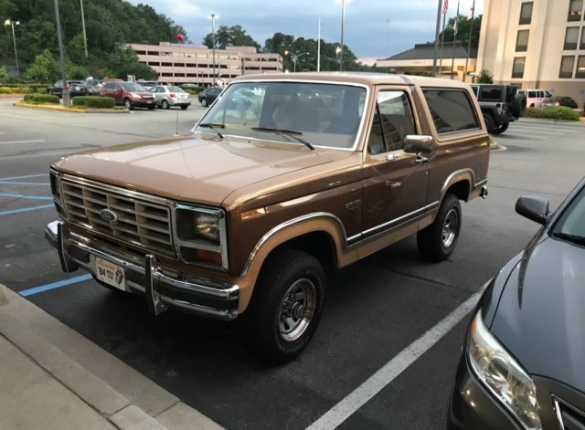 1984 Walnut Metallic and Light Desert Tan (original paint) Ford Bronco