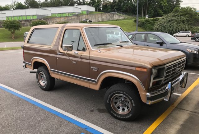 1984 Walnut Metallic and Light Desert Tan (original paint) Ford Bronco