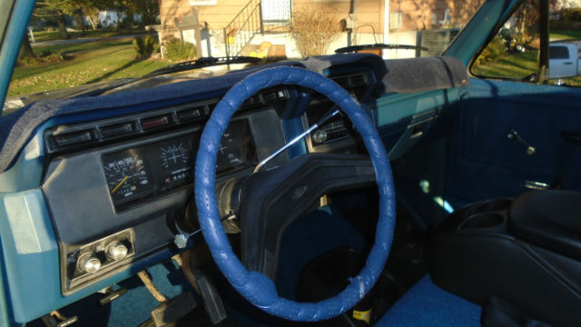 1984 Blue Ford F-150 Standard Cab Pickup