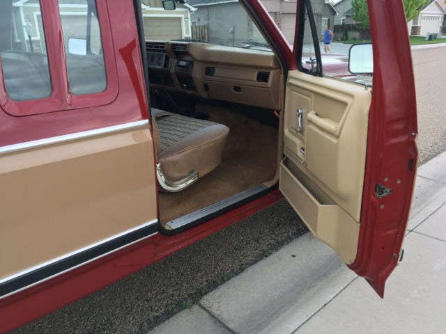 1984 RED & TAN Ford F-250 Extended Cab Pickup