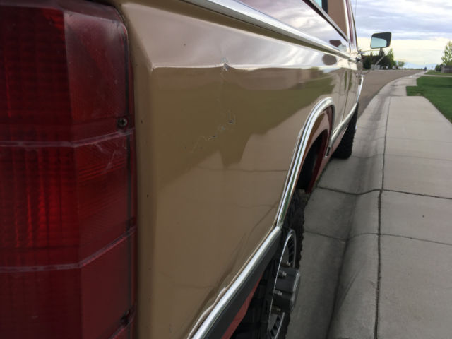 1984 RED & TAN Ford F-250 Extended Cab Pickup
