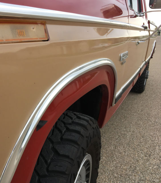 1984 RED & TAN Ford F-250 Extended Cab Pickup