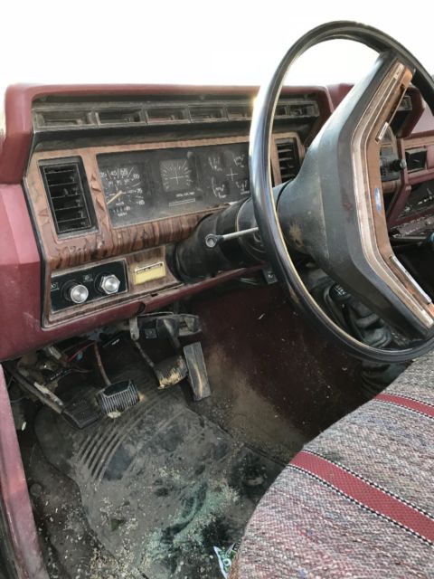 1984 Black Ford F-250 Standard Cab Pickup