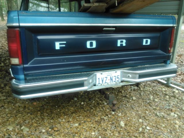 1984 Blue Ford F-250 Standard Cab Pickup