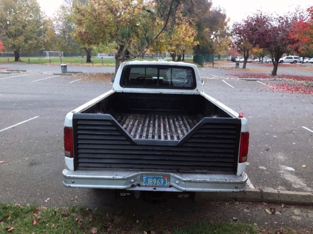 1984 White Ford F-350 XLT LB Crew Cab Pickup