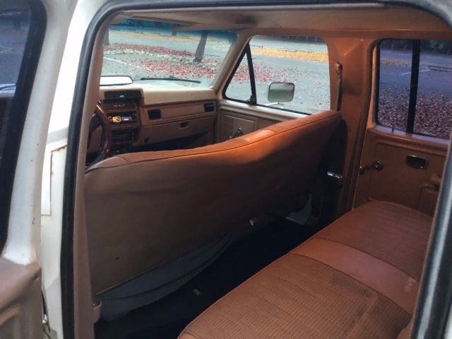 1984 White Ford F-350 XLT LB Crew Cab Pickup