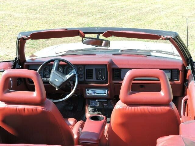 1984 White Ford Mustang Convertible