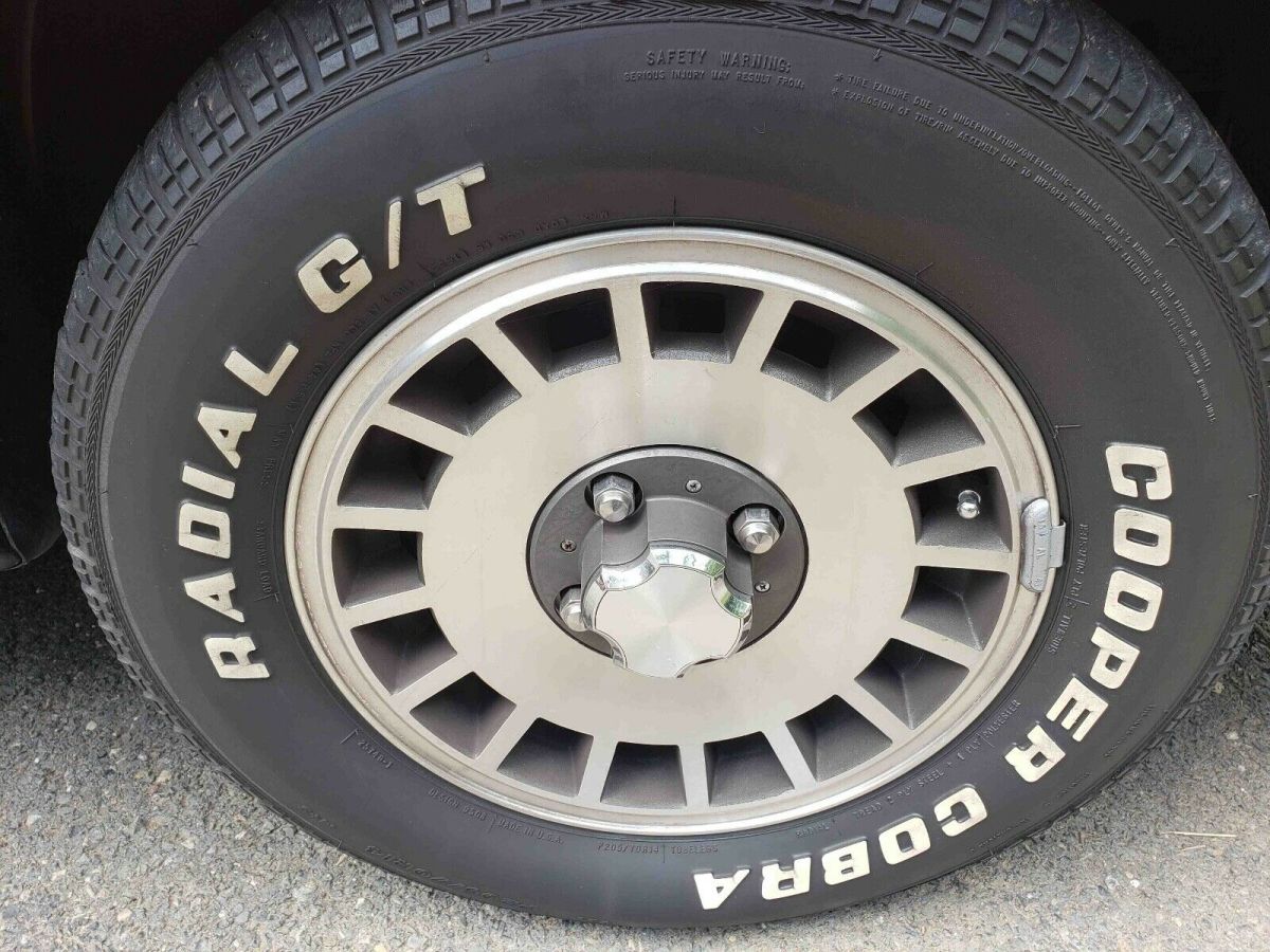 1984 Red Ford Mustang Convertible