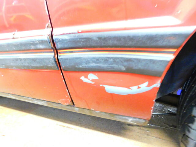 1984 Red Ford Mustang Convertible