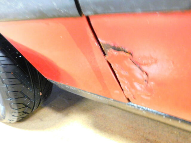 1984 Red Ford Mustang Convertible