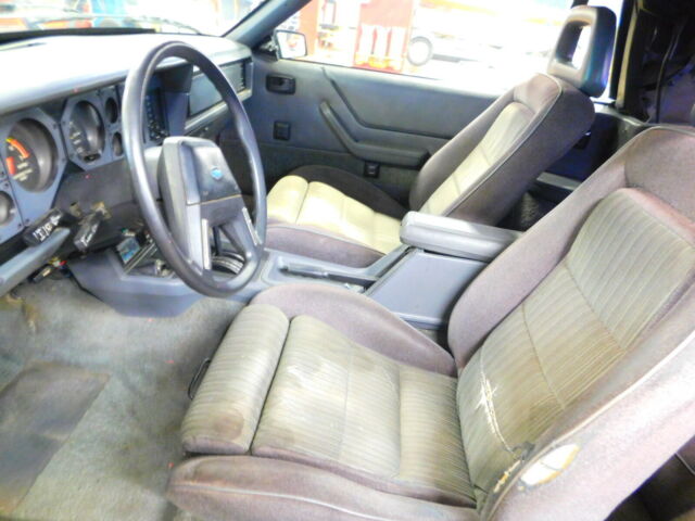 1984 Red Ford Mustang Convertible