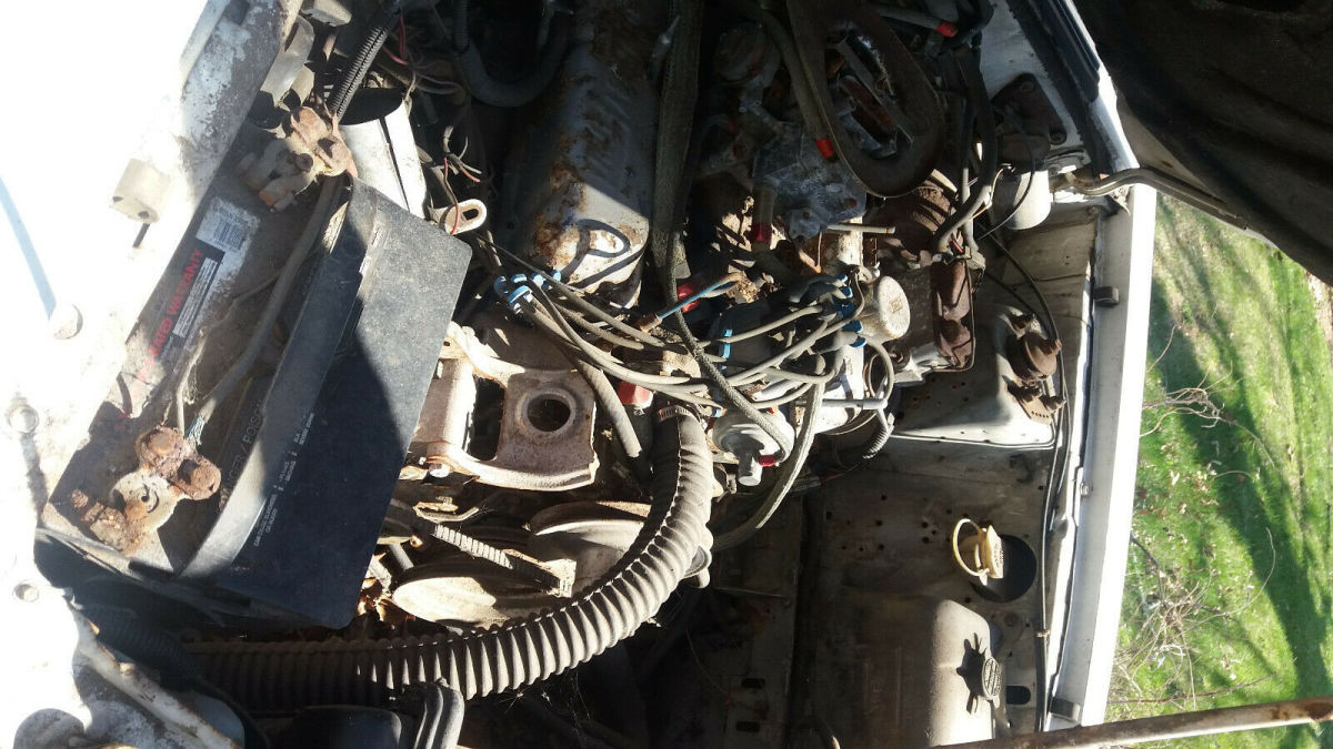 1984 White Ford Mustang Convertible