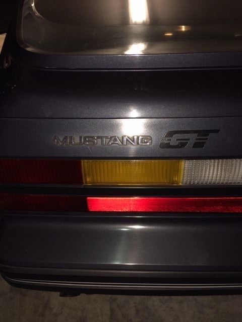 1984 Charcoal Grey Ford Mustang Hatchback