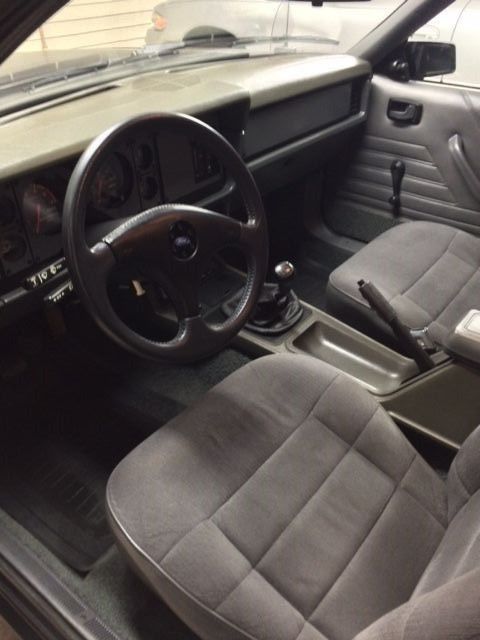 1984 Charcoal Grey Ford Mustang Hatchback