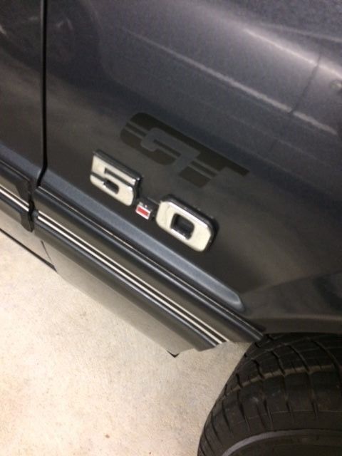 1984 Charcoal Grey Ford Mustang Hatchback