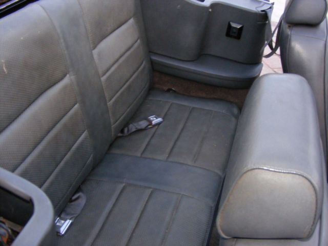 1984 Red Ford Mustang Convertible