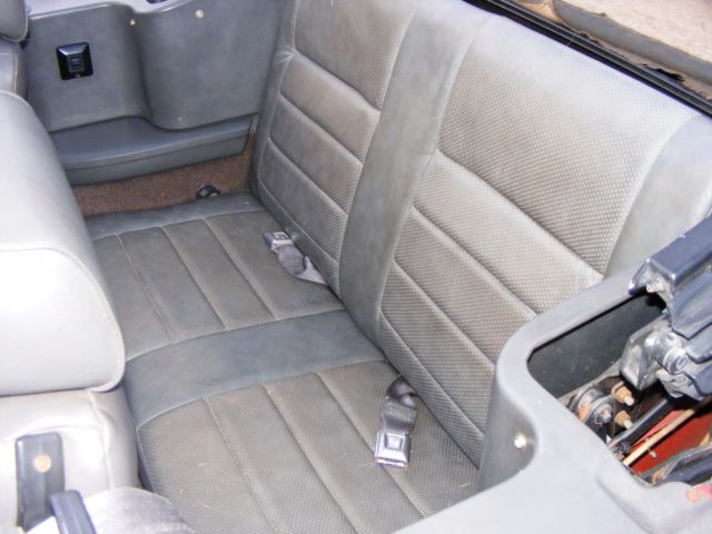 1984 Red Ford Mustang Convertible