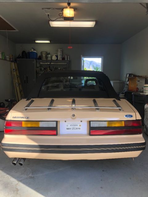 1984 Tan Ford Mustang Convertible