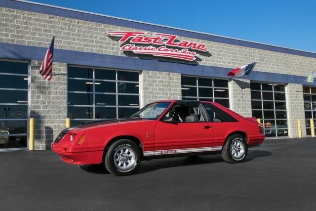 1984 Red Ford Mustang Coupe