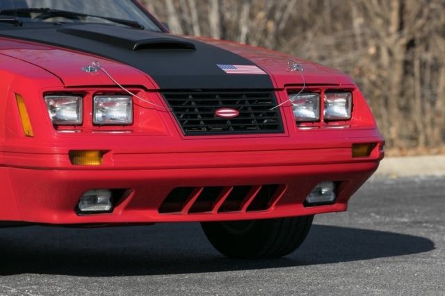 1984 Red Ford Mustang Coupe