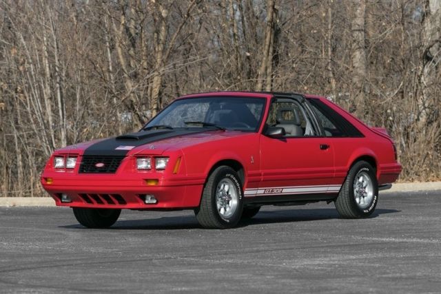1984 Red Ford Mustang Coupe