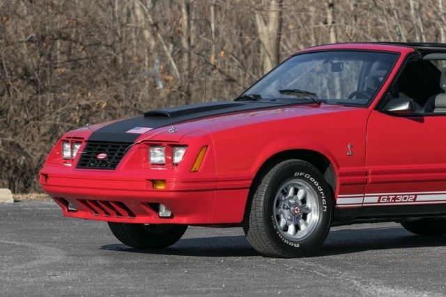 1984 Red Ford Mustang Coupe