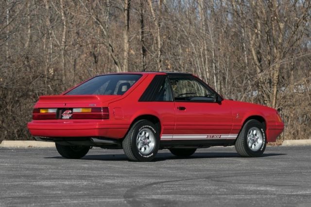 1984 Red Ford Mustang Coupe