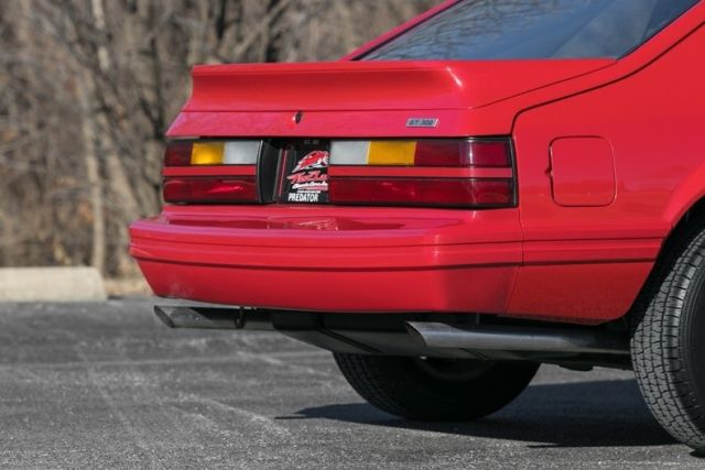 1984 Red Ford Mustang Coupe