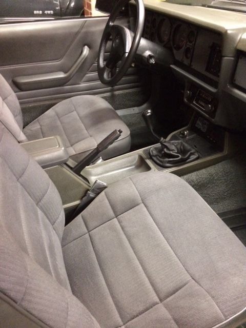 1984 Charcoal Grey Ford Mustang Hatchback