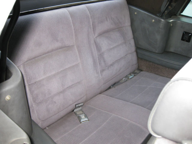 1984 White Ford Mustang Convertible