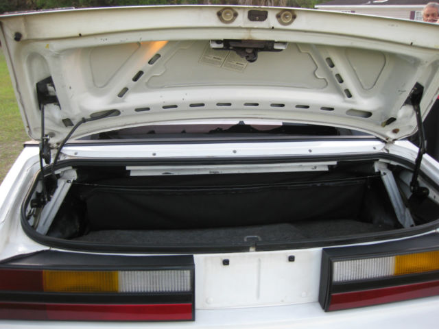 1984 White Ford Mustang Convertible