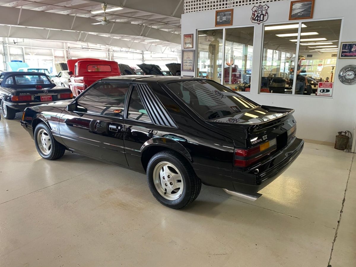 1984 Black Ford Mustang Hatchback