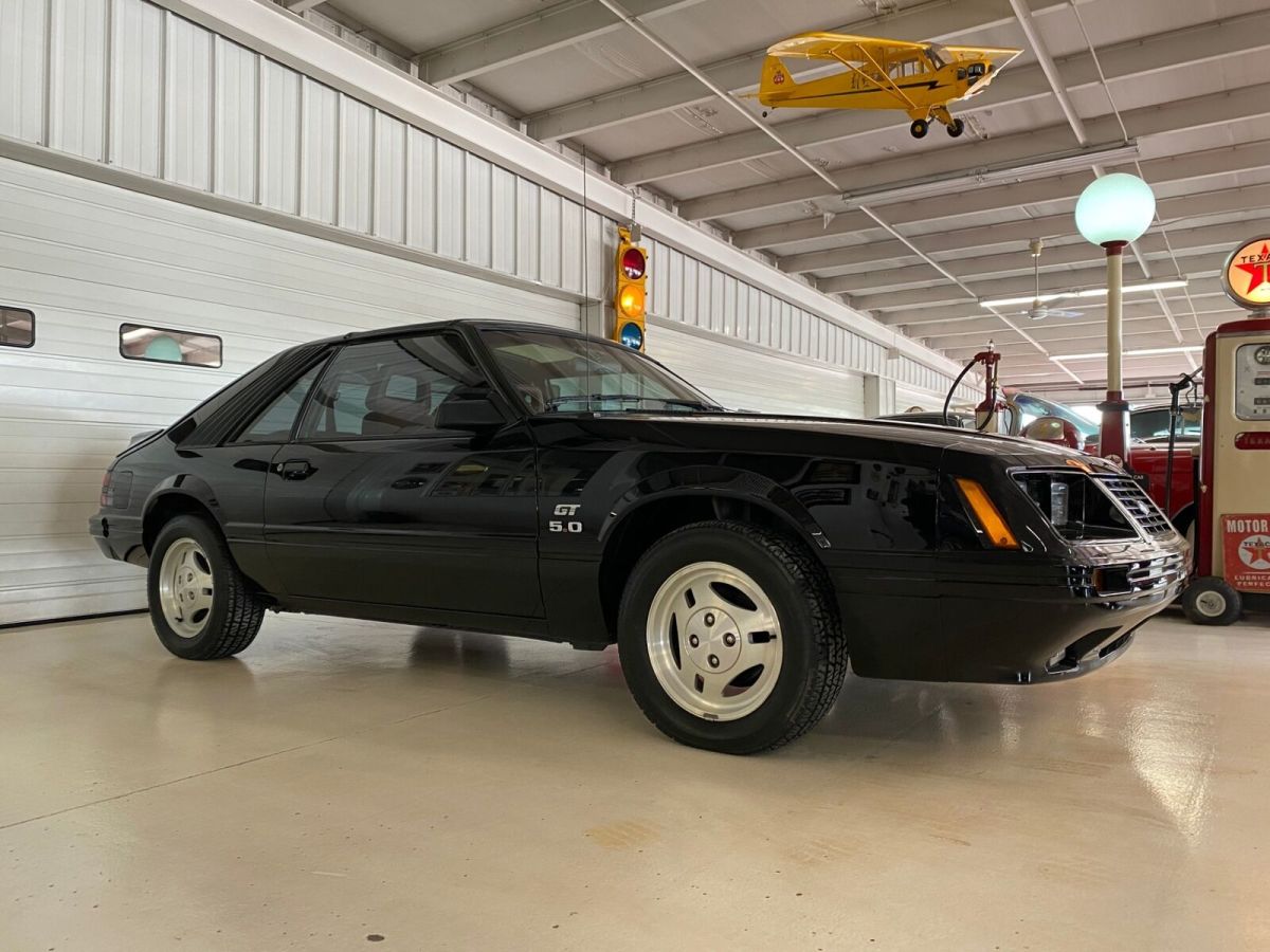 1984 Black Ford Mustang Hatchback
