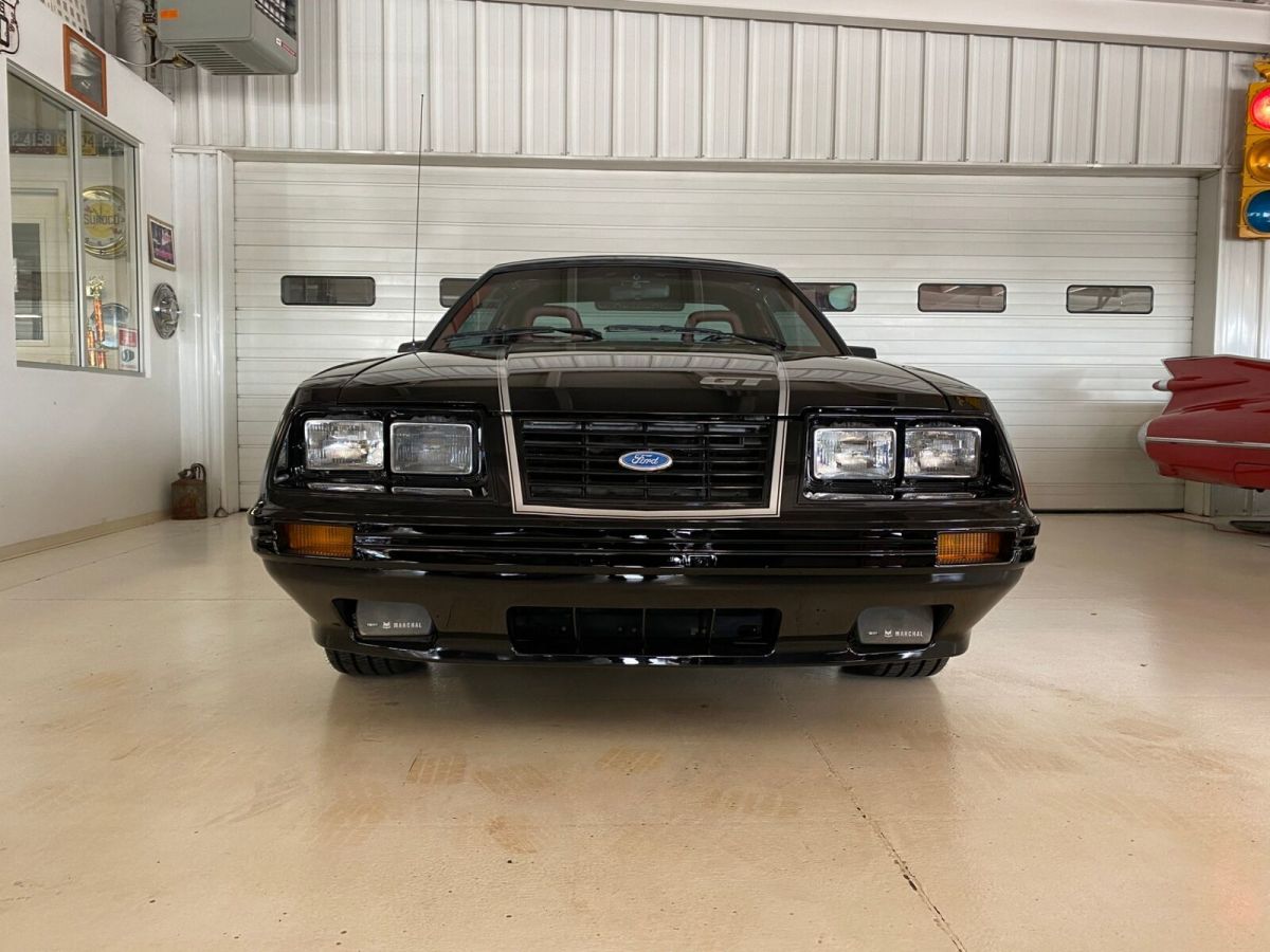 1984 Black Ford Mustang Hatchback