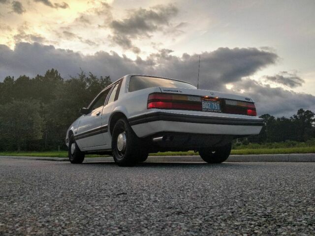 1984 White Ford Mustang Coupe