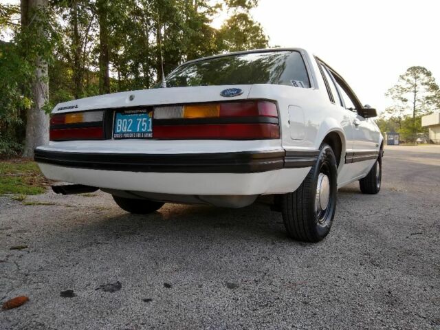 1984 White Ford Mustang Coupe