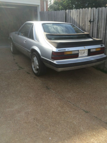 1984 Silver Ford Mustang Hatch