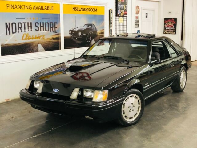 1984 Black Ford Mustang Hatchback