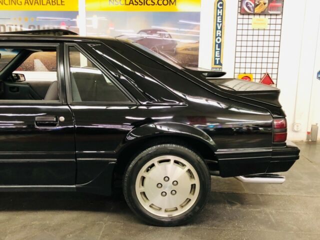 1984 Black Ford Mustang Hatchback