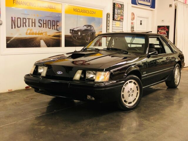 1984 Black Ford Mustang Hatchback