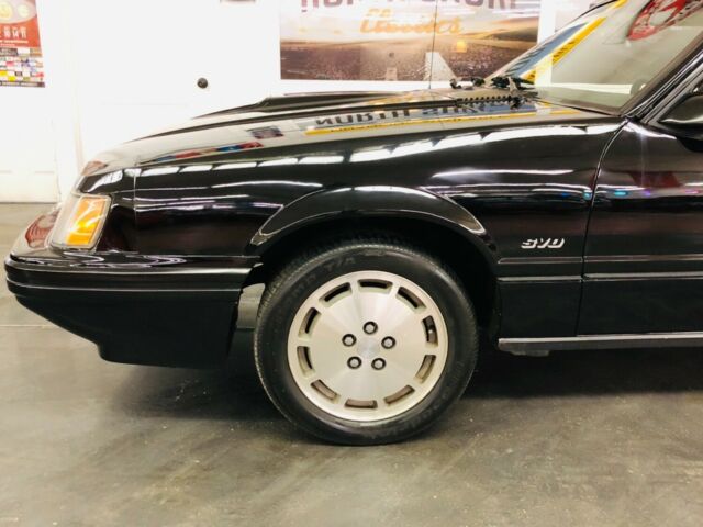 1984 Black Ford Mustang Hatchback