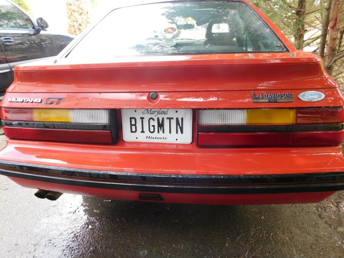 1984 Red Ford Mustang Coupe